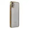 Samsung Galaxy A05 Kılıf Razer Lensli Silikon - Gold