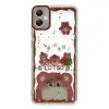Samsung Galaxy A05 Kılıf Sweet Desenli Silikon Kapak - Pembe