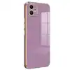 Samsung Galaxy A05 Kılıf Volet Silikon - Mor