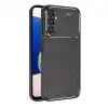 Samsung Galaxy A05s Kılıf Auto Focus Karbon Kapak - Siyah