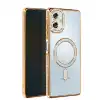 Samsung Galaxy A06 Joke Simli Magneticsafe Kılıf - Gold