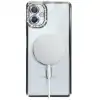 Samsung Galaxy A06 Joke Simli Magneticsafe Kılıf - Siyah
