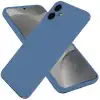 Samsung Galaxy A06 Kılıf First Silikon - Mavi
