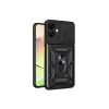 Samsung Galaxy A06 Kılıf Pars Lens Yüzüklü Silikon - Siyah