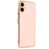 Samsung Galaxy A06 Kılıf Volet Silikon - Pembe