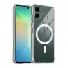Samsung Galaxy A07 4g Combo Sert Şeffaf Magsafe Kapak - Şeffaf