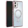 Samsung Galaxy A07 4g Joke Simli Magneticsafe Kılıf - Pembe