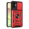 Samsung Galaxy A07 4g Pars Lens Yüzüklü Silikon - Kırmızı