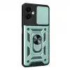 Samsung Galaxy A07 4g Pars Lens Yüzüklü Silikon - Yeşil