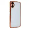 Samsung Galaxy A07 4g Razer Lensli Silikon - Çöl Titanyum