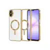 Samsung Galaxy A07 Kross Magneticsafe Kapak - Gold