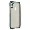 Samsung Galaxy A11 Kılıf Montreal Silikon Kapak - Yeşil