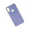 Samsung Galaxy A11 Kılıf Nano İçi Kadife Silikon - Lila