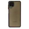 Samsung Galaxy A12 Kılıf Montreal Silikon Kapak - Siyah