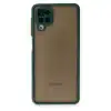 Samsung Galaxy A12 Kılıf Montreal Silikon Kapak - Yeşil