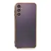 Samsung Galaxy A14 4g Kılıf Razer Lensli Silikon - Gold
