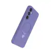 Samsung Galaxy A15 4g Regal Magsafe Standlı Kapak - Lila