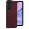 Samsung Galaxy A16 5g Kılıf Aras Deri Kapak - Bordo