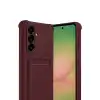Samsung Galaxy A17 5g Kelvin Kartvizitli Silikon - Bordo