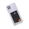 Samsung Galaxy A22 Kılıf Kart Şeffaf Silikon - Şeffaf