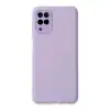 Samsung Galaxy A22 Kılıf Lansman Glass Kapak - Lila