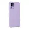 Samsung Galaxy A22 Kılıf Lansman Glass Kapak - Lila
