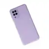 Samsung Galaxy A22 Kılıf Lansman Glass Kapak - Lila