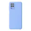 Samsung Galaxy A22 Kılıf Lansman Glass Kapak - Mavi