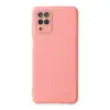 Samsung Galaxy A22 Kılıf Lansman Glass Kapak - Pembe