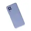 Samsung Galaxy A22 Kılıf Nano İçi Kadife Silikon - Lila