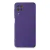 Samsung Galaxy A22 Kılıf Nano İçi Kadife Silikon - Mor