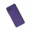 Samsung Galaxy A22 Kılıf Nano İçi Kadife Silikon - Mor
