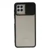 Samsung Galaxy A22 Kılıf Palm Buzlu Kamera Sürgülü Silikon - Siyah