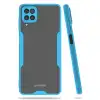 Samsung Galaxy A22 Kılıf Platin Silikon - Mavi