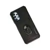 Samsung Galaxy A23 4g Kılıf Pars Lens Yüzüklü Silikon - Siyah