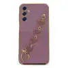 Samsung Galaxy A24 4g Kılıf Esila Silikon - Mor