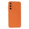 Samsung Galaxy A25 5g Kılıf Nano İçi Kadife Silikon - Turuncu