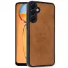 Samsung Galaxy A26 Kılıf Aras Deri Kapak - Taba