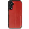 Samsung Galaxy A26 Kılıf Flip Cover - Kırmızı