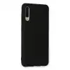Samsung Galaxy A30s Kılıf Nano İçi Kadife Silikon - Siyah