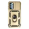 Samsung Galaxy A33 5g Kılıf Pars Lens Yüzüklü Silikon - Gold