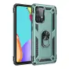 Samsung Galaxy A33 5g Kılıf Sofya Yüzüklü Silikon Kapak - Yeşil