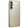 Samsung Galaxy A34 5g Kılıf Razer Lensli Silikon - Gold