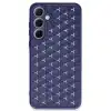 Samsung Galaxy A35 5g Kılıf Petek Silikon Kapak - Lacivert
