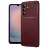 Samsung Galaxy A36 Kılıf Auto Focus Karbon Kapak - Bordo