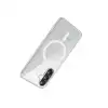 Samsung Galaxy A37 5g Combo Sert Şeffaf Magsafe Kapak - Şeffaf
