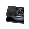 Samsung Galaxy A37 5g Pars Lens Yüzüklü Silikon - Siyah
