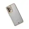 Samsung Galaxy A53 5g Kılıf Liva Lens Silikon - Beyaz