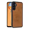 Samsung Galaxy A55 5g Kılıf Aras Deri Kapak - Taba