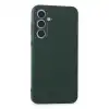 Samsung Galaxy A55 5g Kılıf First Silikon - Koyu Yeşil